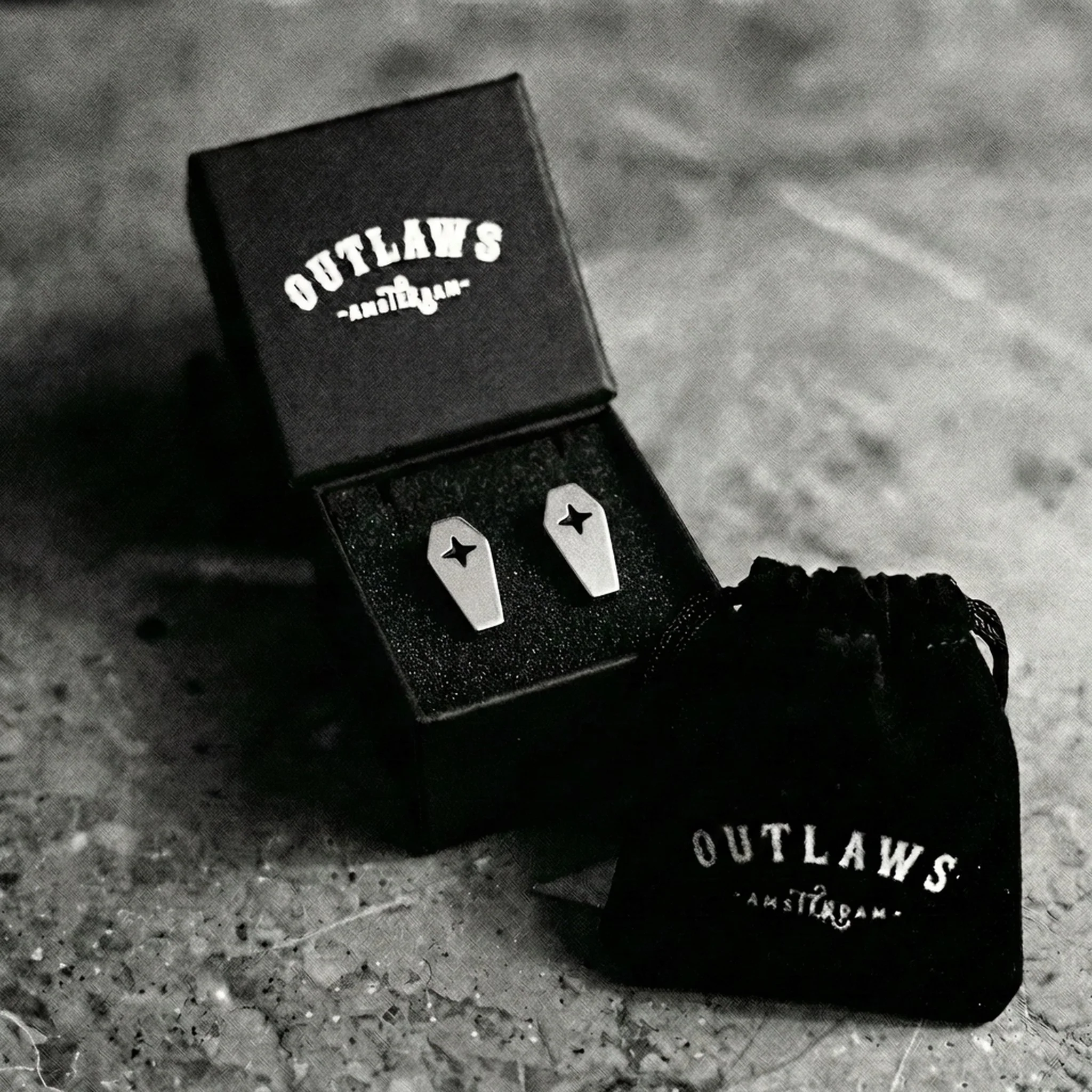 COFFIN STUDS. - 925 STERLING SILVER - Image 5